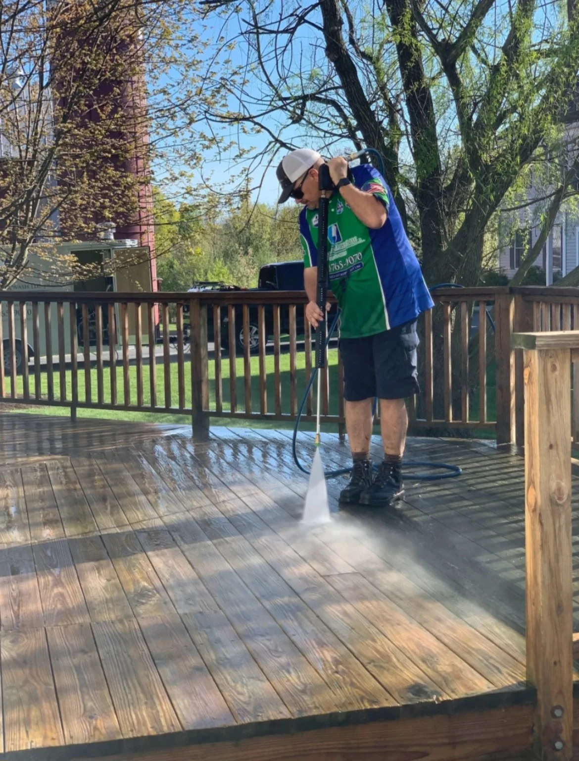 Deck Cleaning project by NextGen Power Wash