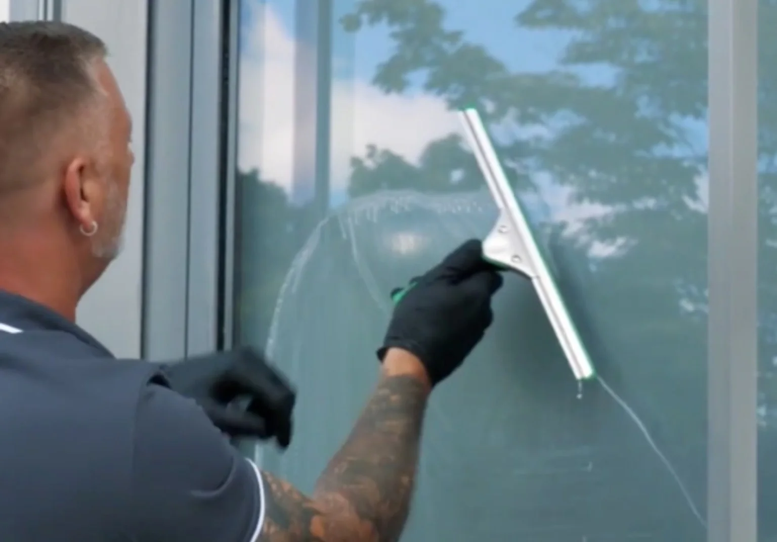 Exterior Window Cleaning project by NextGen Power Wash